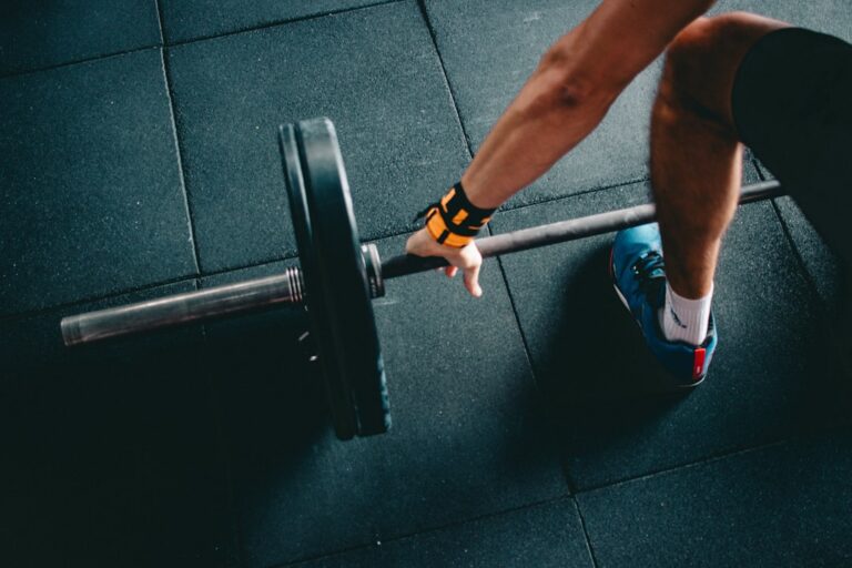 Performer completing strength training for role preparation